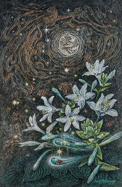 이대승, '몽환화담'-옥잠화